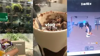 um dia da minha vida fazendo vários nada + explicações (vlog)