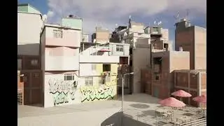Unreal Engine Ghetto Neighborhood - Rio de Janeiro, Favela Urban