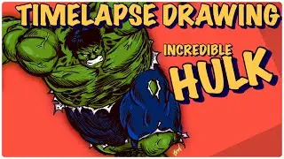 Incredible Hulk | Marvel Comics | Procreate