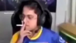 MORTAL gets caught drinking cigrette 😱😳