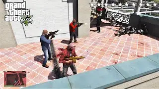 GTA 5 - Franklin, Michael and Trevor Ten Star Escape From PUERTO DEL SOL # 171