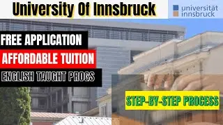 Free Application   I UNIVERSITY OF INNSBRUCK  Austria Application