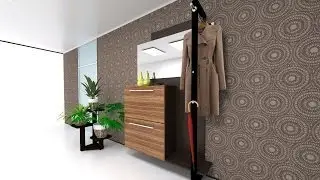 SketchUp ПРИХОЖАЯ HALLWAY ч 2