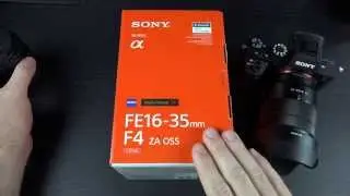 Sony 16-35mm Vario-Tessar T FE F4 ZA OSS Unboxing
