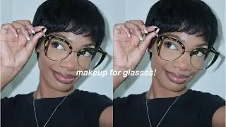 makeup for glasses | easy soft glam tutorial ft. zeelool