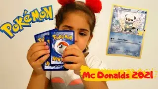 Cards do Pokémon que vieram no mc lanche feliz 2021