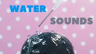 [ASMR] Relaxing water sounds & aloe gel massage on mic | water dropping and spraying triggers