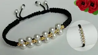 Easy bracelet || how to make bracelets || thread bracelet making at home | macrame bracelet tutorial