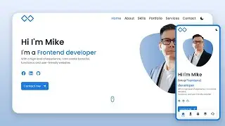 Responsive Portfolio Website using HTML, CSS & JavaScript