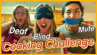 Jo Sikdang Ep4. Blind, Mute, and Deaf Cooking Challenge With My Mom!
