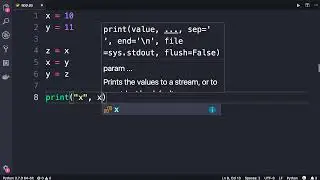 Python #54 - Swapping Variables [By Mosh Hamedani]