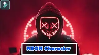 Filmora 9 | How to Make Character NEON Effect | Filmora 9 NEON Effect