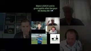 Blake is back! Taking it like a champ too. Let’s go B2B🏆 ✅ #golf #podcast #betting #bettingtips