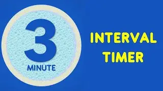 3 Min Interval Timer With Music - 20 Second Exercise 10 sec rest - 20 seconds interval timer