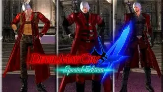 Devil May Cry 4: Special Edition (PC) - Classic Dante costumes mods - Gameplay