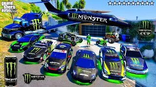 GTA 5 - Stealing MONSTER LUXURY SUPER CARS with Franklin! (Real Life Cars #30)