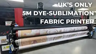 Insight into the UK’s only 5m dye-sublimation Production Facility