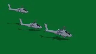 Green screen helicopters || green screen video