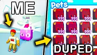 ✔️*TUTORIAL* HOW TO DUPE PETS IN Pet Simulator X