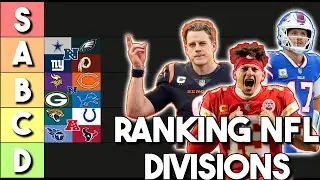 NFL Divisions Tier List 2023 (The BEST NFL Divisions RANKED)