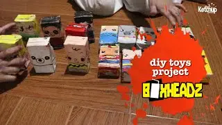 HOW TO MAKE THE BOXHEADZ | DIY Characters from juice carton boxes