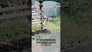 Pile Foundation Works in Patna Bihar #dhariengicon #construction #project #machinepile #pilework