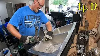 Scrapping Stainless Sink, Brass, Copper