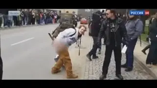 Так встречают американские войска в Чехии!