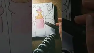 Рисунки за 1 мин, за 10 мин, за 1 час! 🌺❤