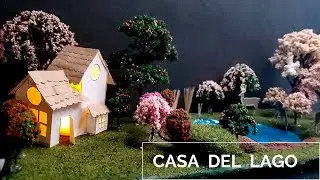 Casa del lago diorama