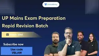 Join Batch For UP Mains Preparation Rapid Revision Batch