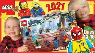 LEGO Marvel- AVENGERS ADVENT Calendar -76196 -2021 Days 13-16