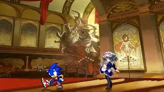 M.U.G.E.N - Sonic The Hedgehog vs Sakuya Izayoi