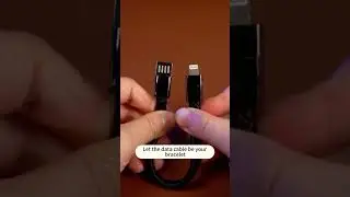 Let the data cable be your bracelet #mumba #technology #tech #fyp