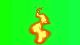 Fire Animation Green Screen
