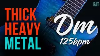 Thick Heavy Metal Hard Rock Guitar Backing Track In D Minor