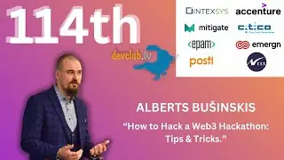 “How to Hack a Web3 Hackathon: Tips & Tricks.” by Alberts Bušinskis at 114th Frontend focused DC.lv