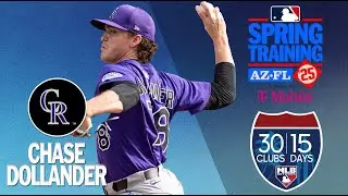 Rockies' Chase Dollander on spring debut vs. Verlander and more!