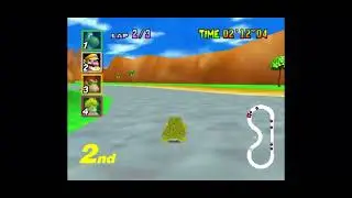 Frog Wario gets a Fake Item Box dropped on his head