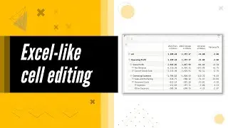 Excel-like cell editing in Power BI | Inforiver