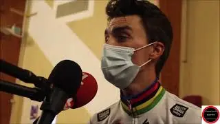 Cyclisme: Championnats de France 2022 à Cholet - Interview de Julian ALAPHILIPPE , 24/06/2022