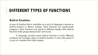#types of functions #builtin function #userdefinedfunction #programming #clangauge #c #example #fyp