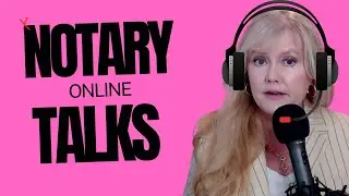 Online Notary Talks and Challenges