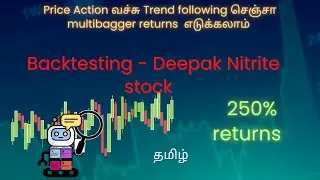 Learn Price Action based Trend Following in Tamil. Multibagger Stocks Strategy | Backtesting Tamil