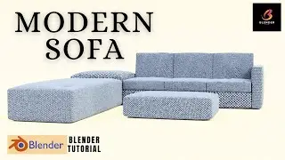 Sofa Modeling Blender Tutorial.
