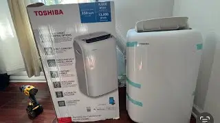 INSTALLING TOSHIBA SMART PORTABLE A/C 8000 BTU/h