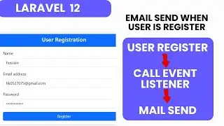 Laravel Event & Listener Tutorial | Send Welcome Email on User Registration | Full Project