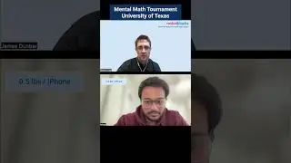 Mental math tournament: UT Austin MBAs #shorts