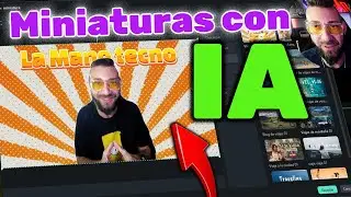 ✅ Como HACER tus MINIATURAS con IA en SEGUNDOS | Curso Curso #filmora13 #3