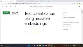 Text classification using reusable embeddings | Google Cloud